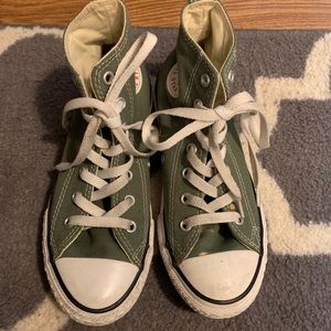 Green Hightop Converse